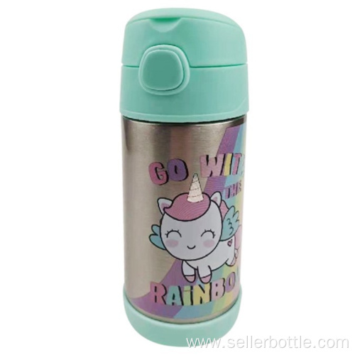 300mL Stainless Steel Cartoon Vacuum Bottle